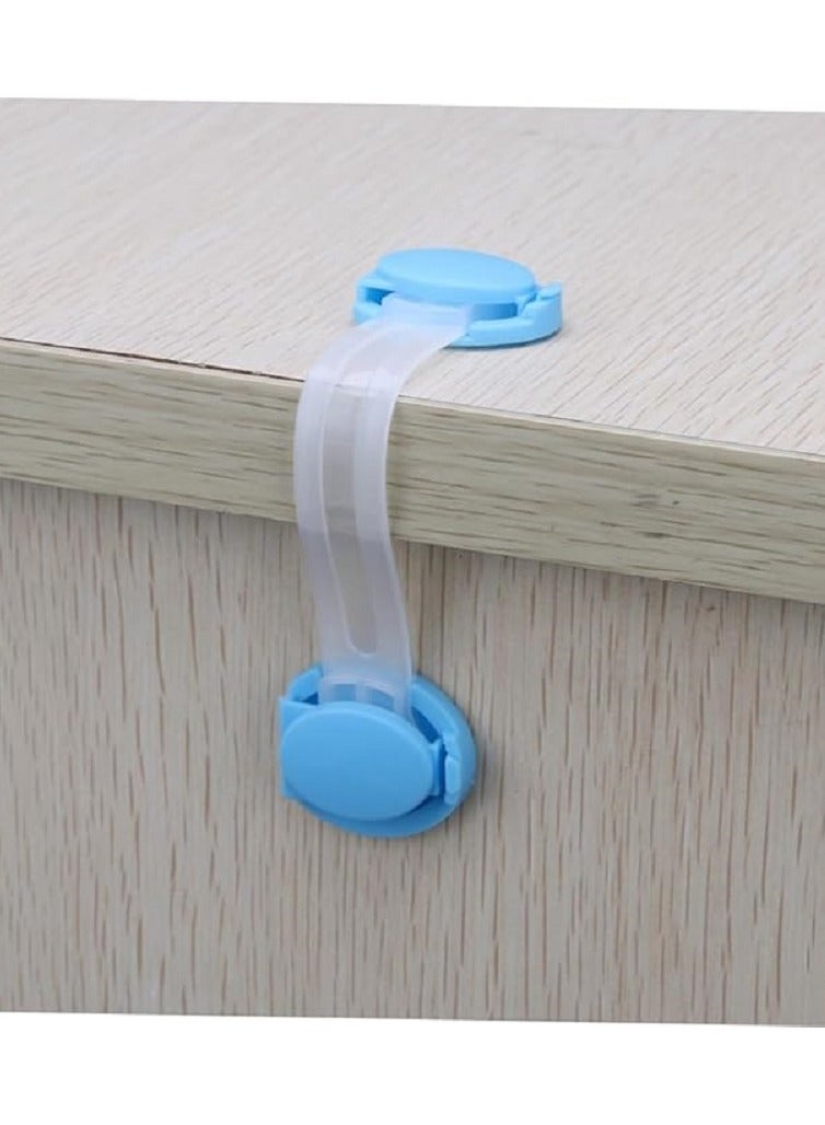 Child and infant safety lock for drawers, cupboards and refrigerators - 2 pieces - Image 2