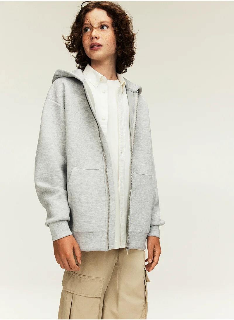 H&M Scuba Zip-Through Hoodie