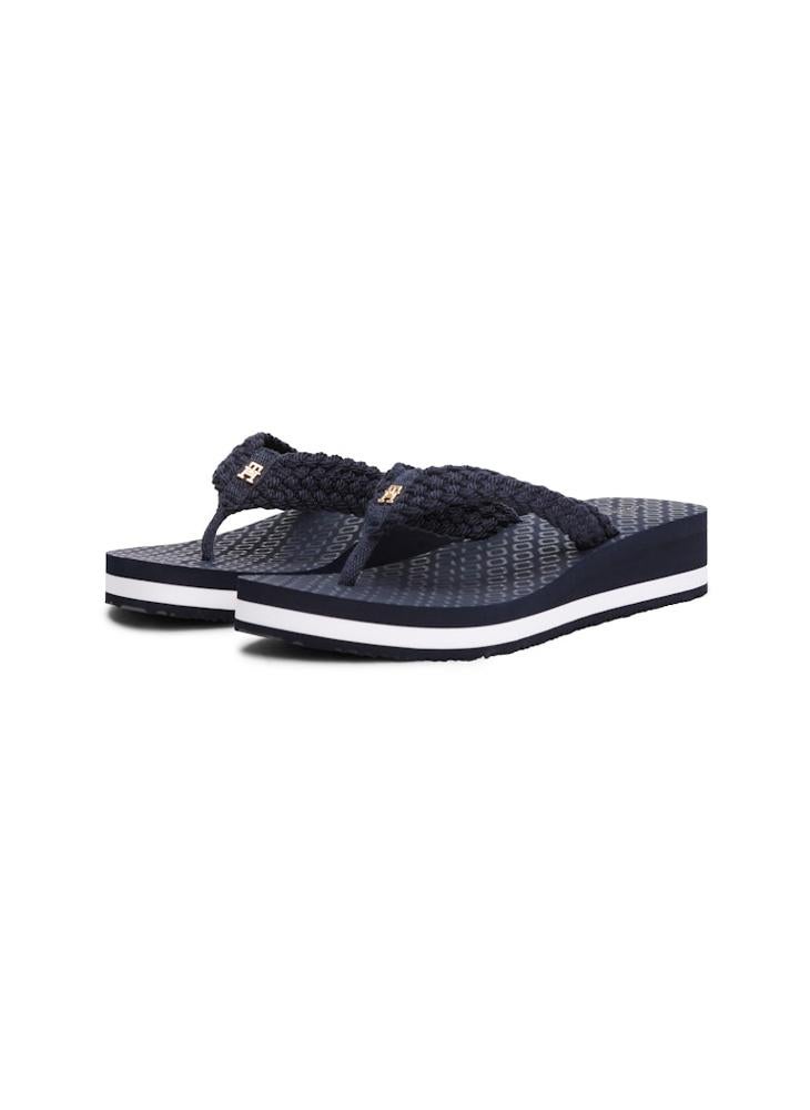 TOMMY HILFIGER Crochet Mid Beach Sandals - Image 4