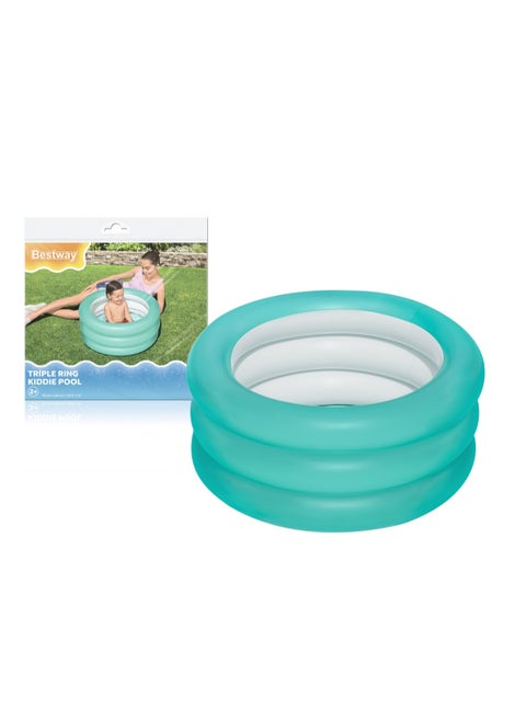 Bestway Inflatable Paddling Triple Ring Kiddie Pool 70 cm x 30 cm - No: 51033