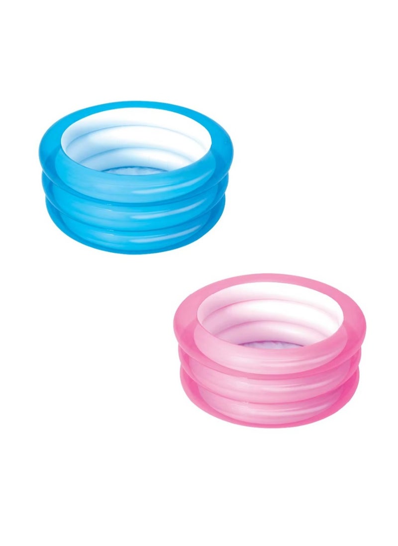 Bestway - Bestway Inflatable Paddling Triple Ring Kiddie Pool 70 cm x 30 cm - No: 51033 - Image 1