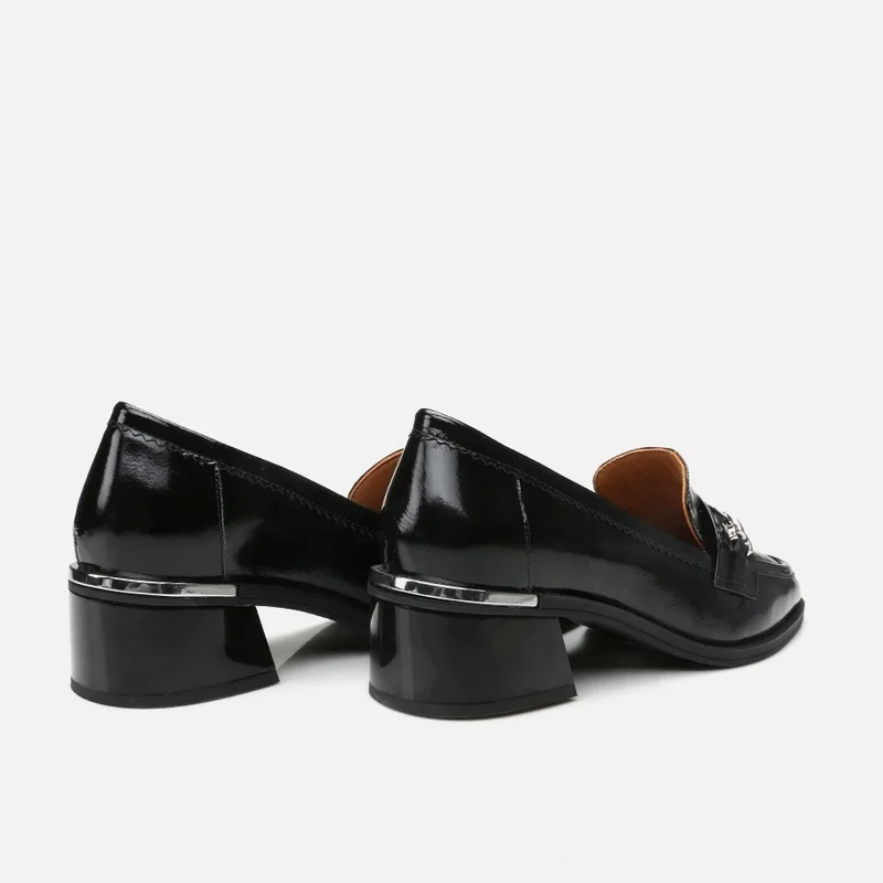 Hotiç 01AYH296720A100 GENUINE Leather Black Women's Loafer