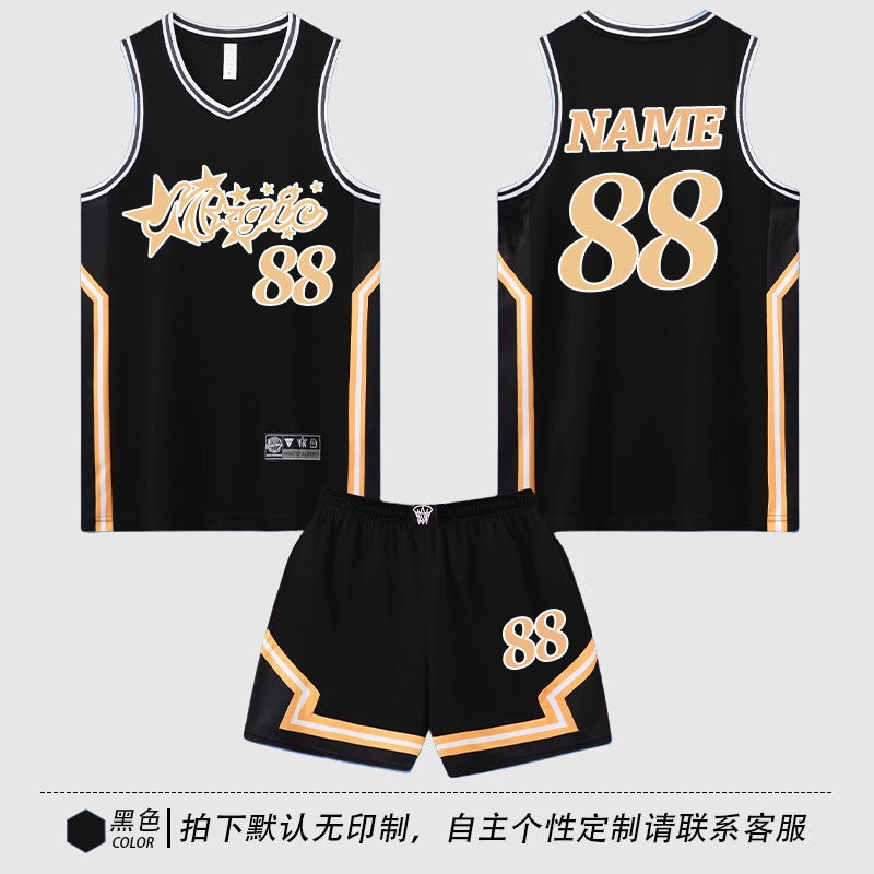 New Summer Vest Basketball Uniform Suit Men'S High-End Jersey Quick-Drying Fabric Breathable Student Competition Training Team Uniform - Image 1