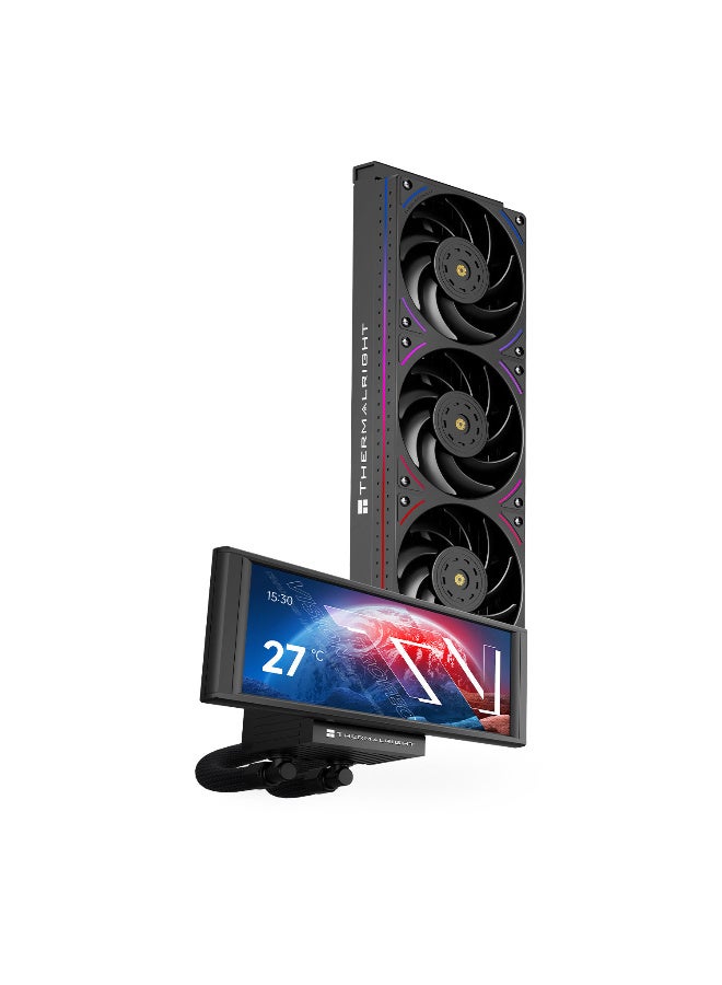 Thermalright Trofeo Vision 360 ARGB Black CPU Liqud Cooler,6.86-inch Magnetic IPS LCD Screen with 2400x1080 Resolution,Free to DIY a Variety of Themes,Liquid CPU Cooler for AM4/AM5,Intel lga1700/1851 - Image 2