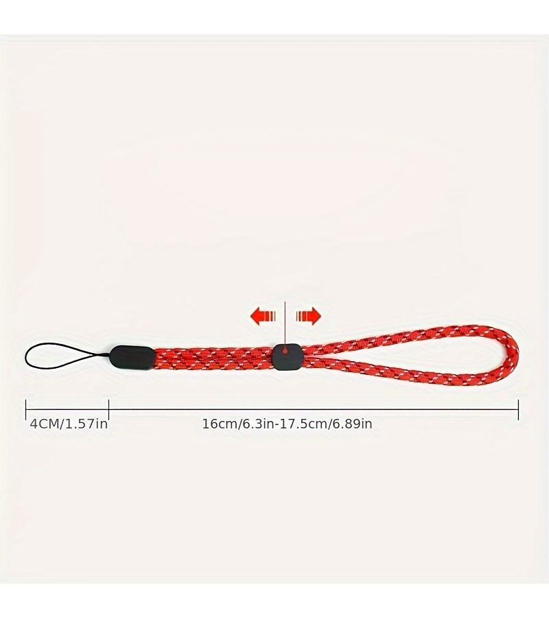 5 Pack Adjustable Wrist Strap Phone Lanyard Short Elastic Anti Drop Bracelet for Keys USB Flash Drives Water Bottle - Image 2