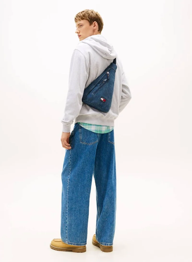 TOMMY JEANS Logo Denim Sling Bag
