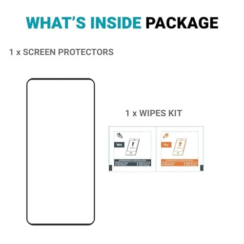 FabeKee Tempered Glass Screen Protector For VIVO X200 FE 5G Black Cellphone With Edge To Edge Coverage And Easy Installation Kit - Image 4