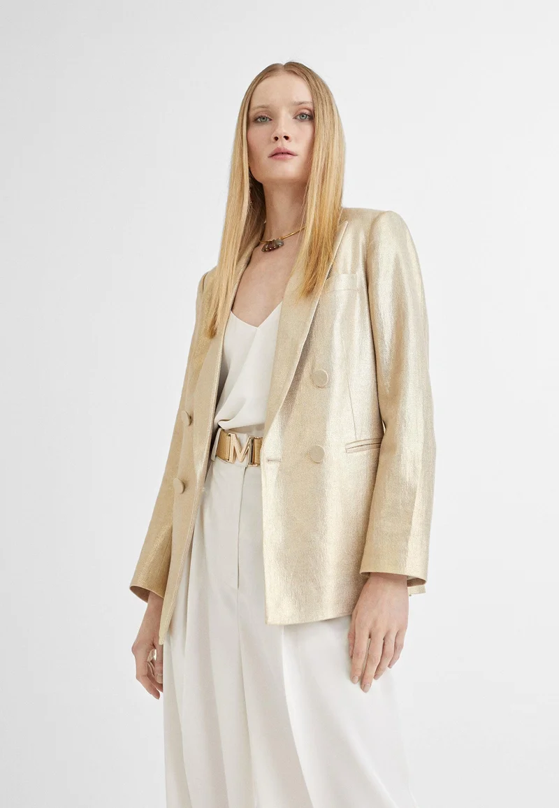 Lola Casademunt Golden blazer