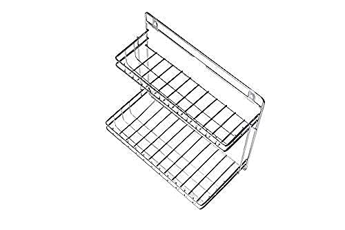 ACHARAJ Stainless Steel Detergent Holder Multipurpose Wall Mount Rack for Bathroom and Kitchen Silver - Image 5