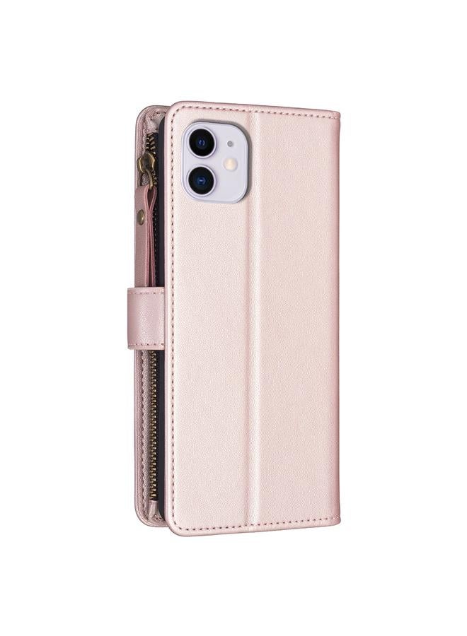 S-TOP Case For iPhone 11 9 Card Slots Zipper Wallet Leather Flip Phone Case - Image 3