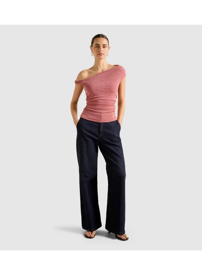 Forever New  Mia Twist Shoulder Top for Women | Best Price UAE