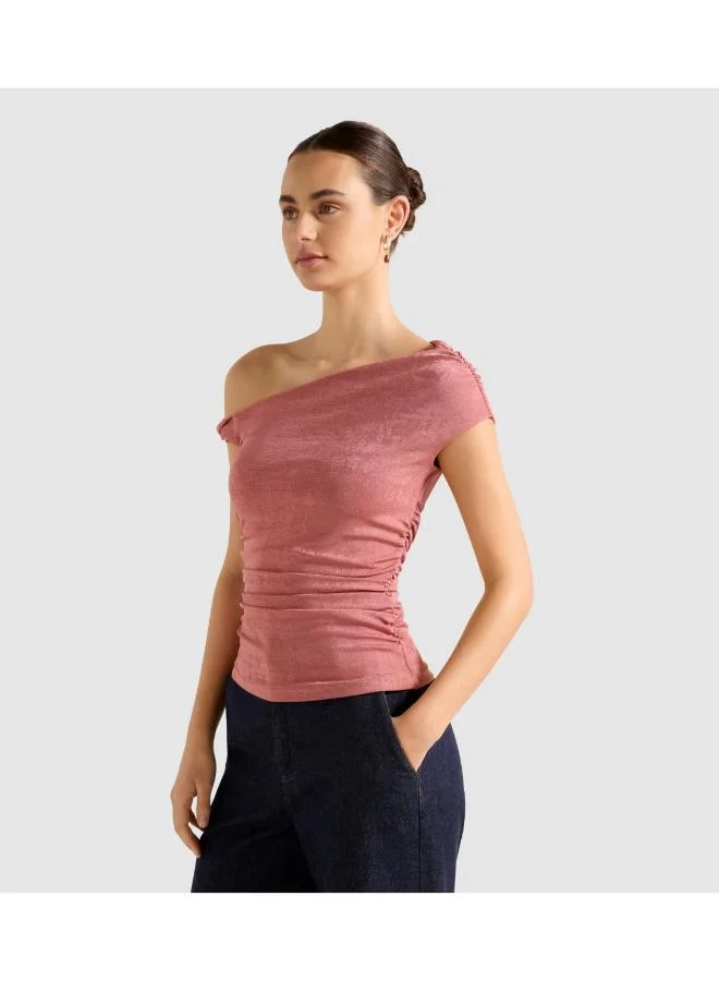 Forever New  Mia Twist Shoulder Top for Women | Best Price UAE