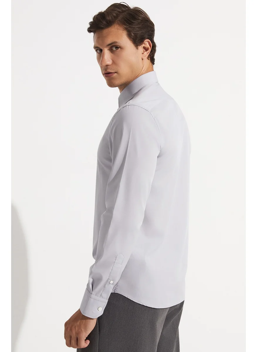 جون Exclusive Men's Slim Fit Long Sleeve Shirt