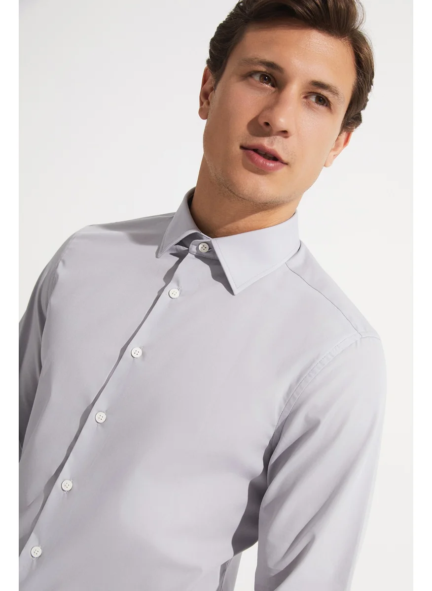 جون Exclusive Men's Slim Fit Long Sleeve Shirt