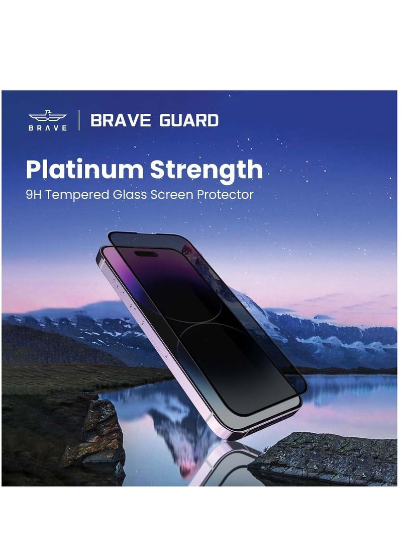 Privacy Screen Protector for iPhone 12 Pro Max 6.7inch 9H Anti-Spy Tempered Glass Edge to Edge Coverage Bubble Free, HD Clear, Anti-Scratch, Anti Crack, Easy Installation Including Easy Align Tray