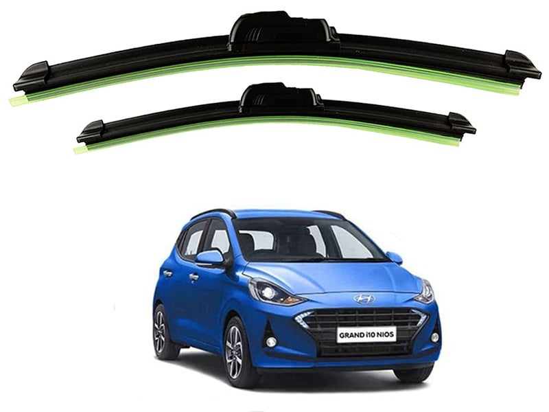 Selifaur - 2Pcs (D 24 x P 16 Inch) High Performance Replacement Car Wiper Blades for I10 Grand Nios - Image 1