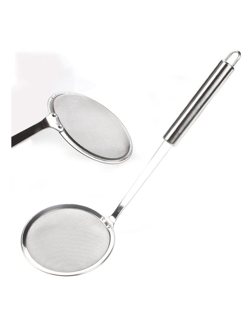 Generic - Hot Pot Fat Skimmer Spoon Stainless Steel Fine Mesh Strainer for Skimming Grease and Foam - Image 1