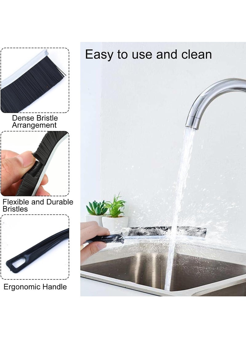 Prostuff.in Prostuff.in® 2 Pcs Multifunctional Long Soft Handle Hard Bristle Gap Cleaning Brush Clean The Dead Corners of Toilet Bathroom Kitchen Window Slots, Multi-Purpose Deep Cleaning Brush Supplies  - Image 4