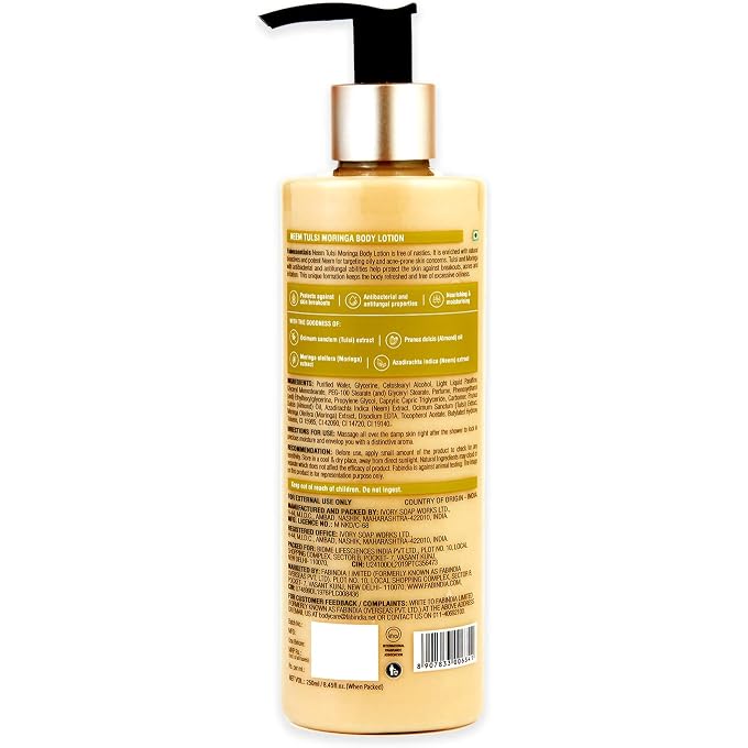 Fabindia Fabessentials Neem Tulsi Moringa Body Lotion 250Ml - Image 2