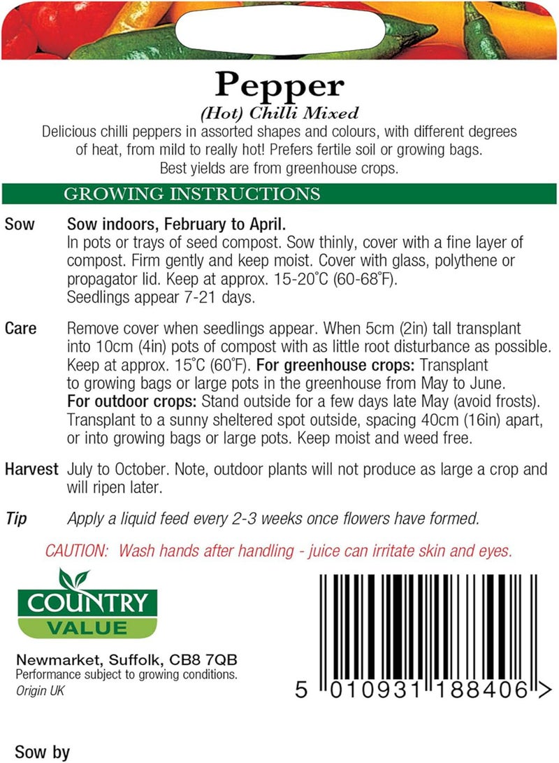 GGOOT Pepper Hot Chilli Mixed Seeds by - Image 2