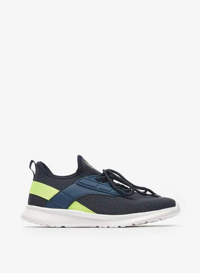 Oaklan by Shoexpress Boys Textured Sports Shoes with Lace Up Closure