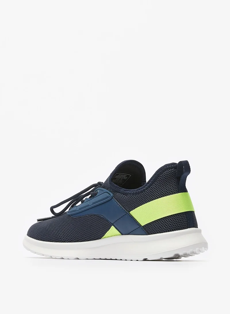 شو اكسبرس Boys Textured Sports Shoes with Lace Up Closure