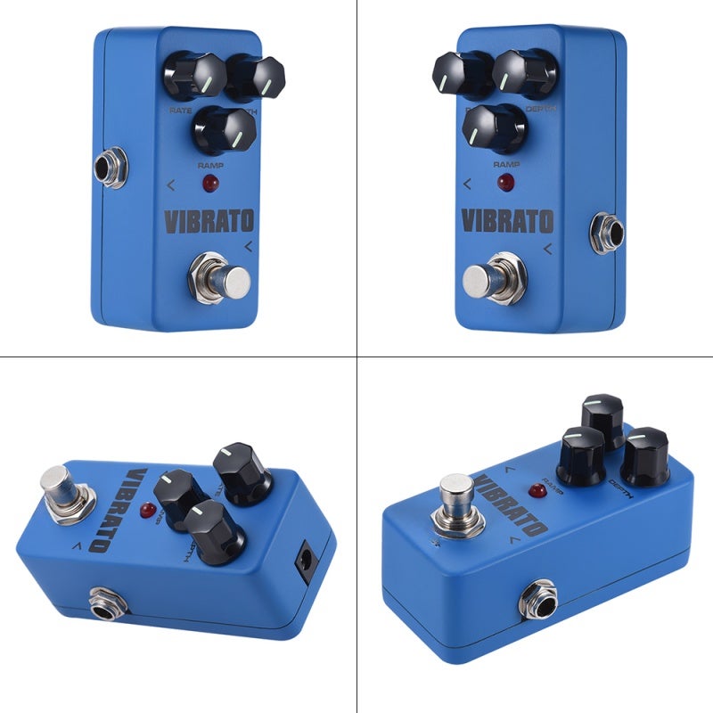 KOKKO VIBRATO Mini Tremolo Electric Guitar Effect Pedal True Bypass Full Metal Shell - Image 3