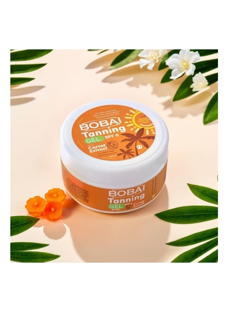 Bobai Tanning Gel With Carrot Extract -300Ml - Image 2
