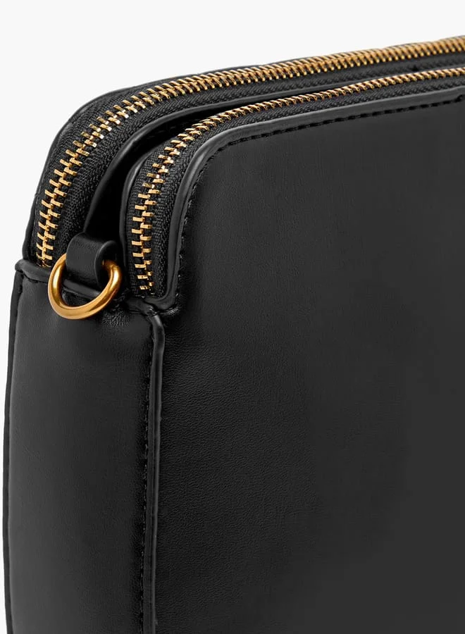 فلورا بيلا من شو إكسبرس Women Quilted Crossbody Bag with Zip Closure and Adjustable Strap