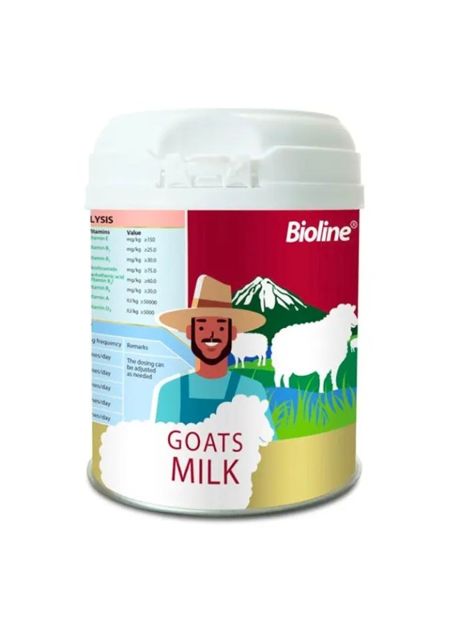 بايولاين مسحوق حليب الماعز للكلاب والقطط من بيولاين 200 جرام [الوزن - 200 جرام] - Image 1