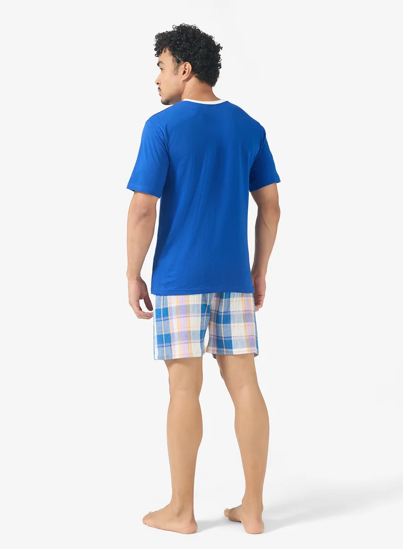 روبرت وود طقم بيجامة تي شيرت وشورت