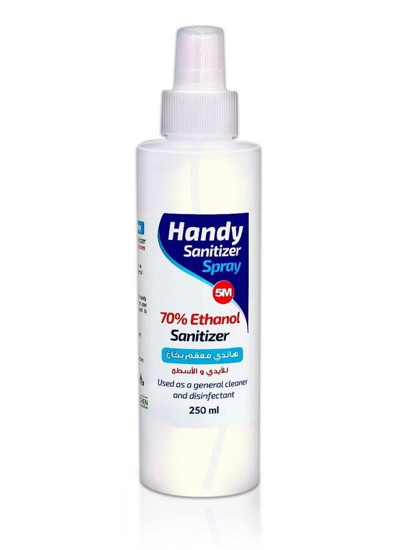 Handy Alcohol Spray Sanitizer 250ML for Hand and Surface - Image 2