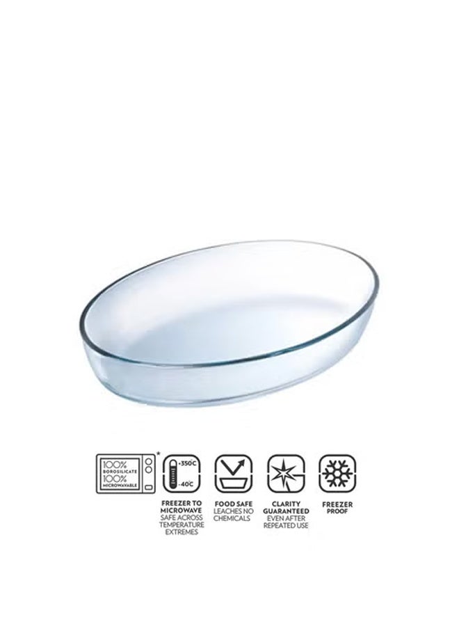 Heat Resistant Glass Oven Tray - Image 2