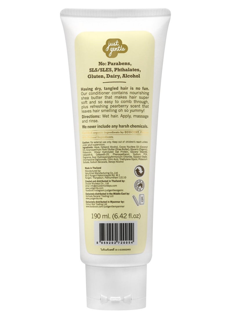 Kids Organic Conditioner - 90% Natural Ingredients, Hydrating Shea Butter, Frizz-Free, Smooth & Silky Hair, 190ml - pzsku/Z105534B8D58489A8E1F7Z/45/_/1643003436/230b6dda-2e90-42c8-bc2a-768a376e0111