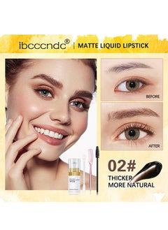ibcccndc Eyelash And Brow Tint Dye , Instant Eyebrow Brown Hair Color Kit Voluminous Coloring For Lash And Brow Perfect Partner For Lash Perm Lift Lamination Treatment, Quick Results (Chestnut Brown)-5g#2  - Image 2
