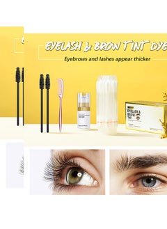 ibcccndc Eyelash And Brow Tint Dye , Instant Eyebrow Brown Hair Color Kit Voluminous Coloring For Lash And Brow Perfect Partner For Lash Perm Lift Lamination Treatment, Quick Results (Chestnut Brown)-5g#2  - Image 3