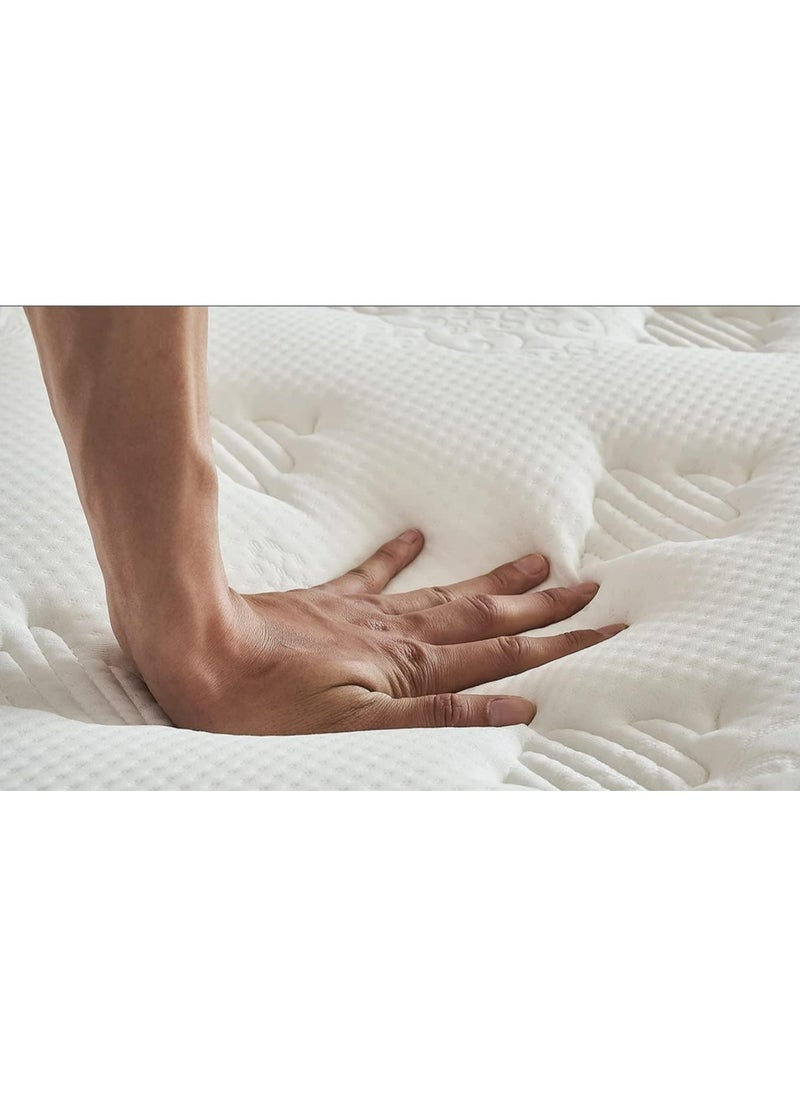 Sleepwell Sleepwell Infinity Memory Foam Twin Mattress and Luxury Hybrid Pocket Spring Mattress Experience Ultimate Comfort Size - 190x120x30cm  - Image 3