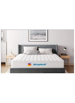 Sleepwell Infinity Memory Foam Twin Mattress and Luxury Hybrid Pocket Spring Mattress Experience Ultimate Comfort Size - 190x120x30cm