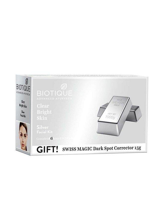 Biotique Bio Silver Facial Kit 65G (Pack Of 2) - Image 1