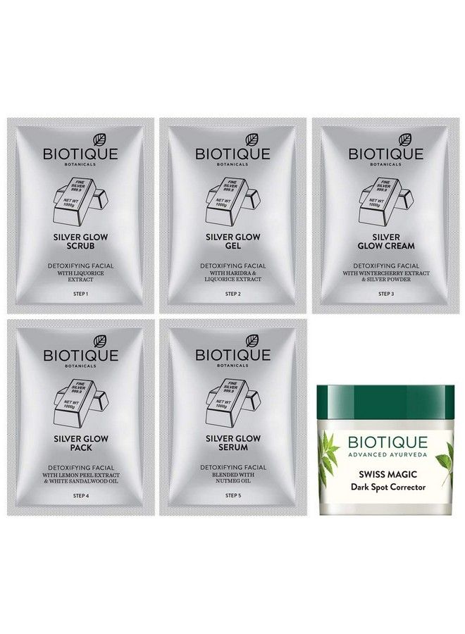 Biotique Bio Silver Facial Kit 65G (Pack Of 2) - Image 4