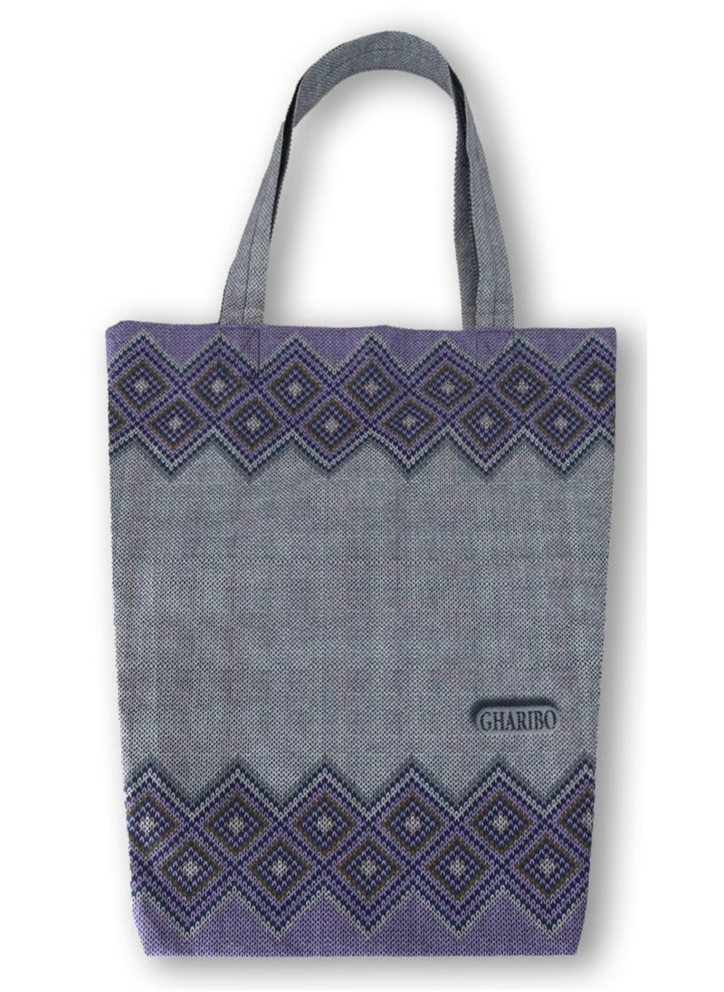 Gharibo Bags casual printed satin triangle tote  bag T230001a  - Image 1