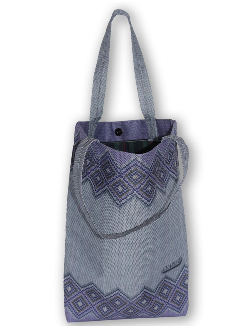 Gharibo Bags casual printed satin triangle tote  bag T230001a  - Image 3