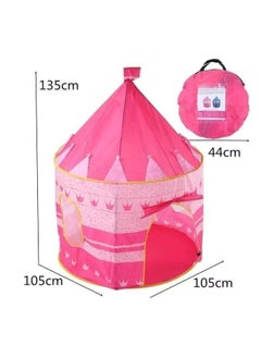 Generic Pink Castle Shape Portable Play Tent  - Image 5