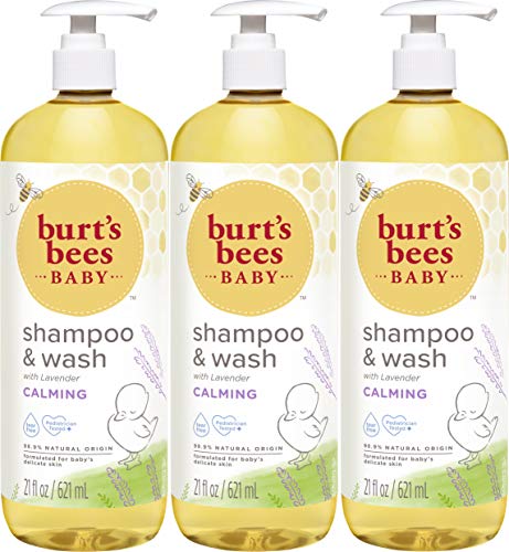 Burt's Bees Burt’s Bees Baby Shampoo & Wash, Calming, 21 Ounces (Pack of 3)