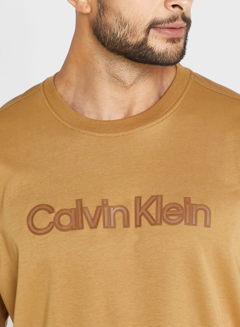 CALVIN KLEIN Logo Crew Neck T-Shirt