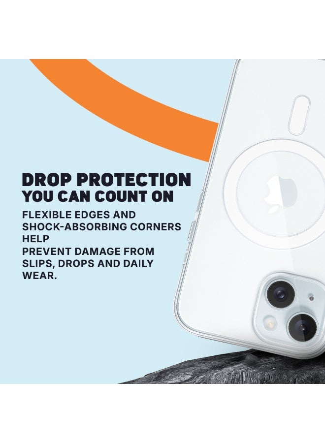 FITIT حافظة هاتف مغناطيسية آيفون 15 - رفيعة مضادة للصدمات مع 36 مغناطيس من فئة N52، مضادة للخدش ومضادة للاصفرار، متوافقة مع الشحن اللاسلكي - fitit - Image 5