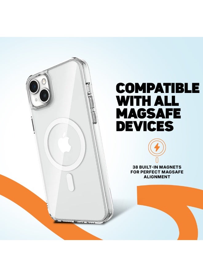 FITIT حافظة هاتف مغناطيسية آيفون 15 - رفيعة مضادة للصدمات مع 36 مغناطيس من فئة N52، مضادة للخدش ومضادة للاصفرار، متوافقة مع الشحن اللاسلكي - fitit - Image 3