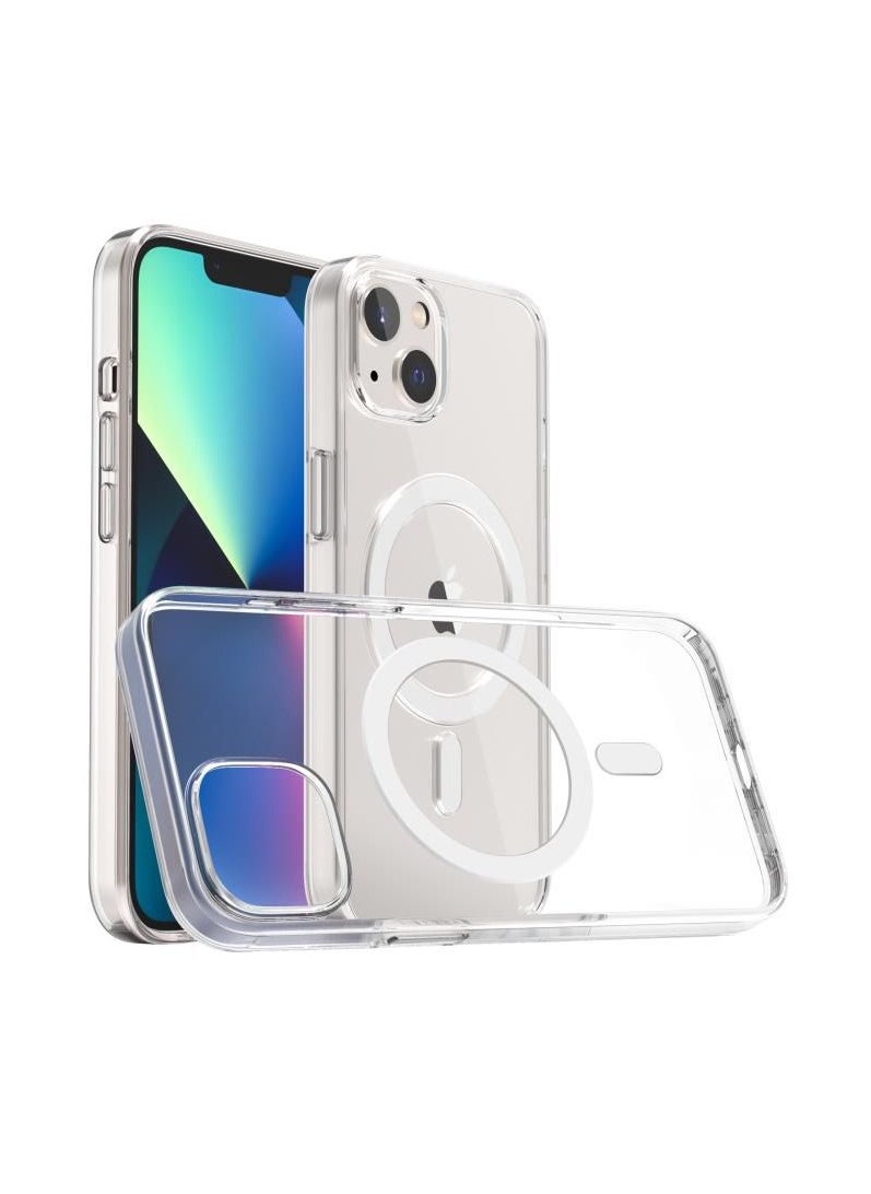 FITIT - FITIT CLEAR MAGSAFE CASE 6.2" IPHONE 15, Supports Wireless Charging, Military-Grade Protection,Anti-Yellowing, Anti-Scratch,Slim Magnetic Case Cover - Image 1