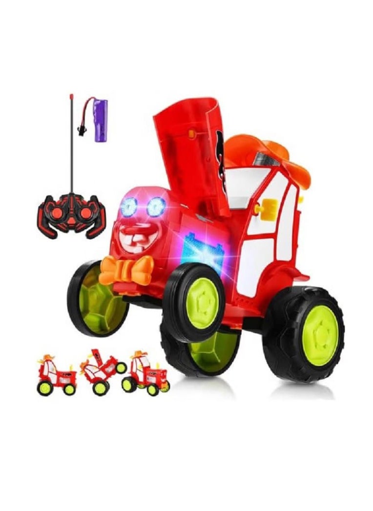 Crazy Car Remote Control Rechargeable Crazy Jumping Car, Dancing Car with Music, with Lights Rechargeable Kids Stunt Car, Gift for Kids Boys Girls, 3-8 Years Old  - Image 2