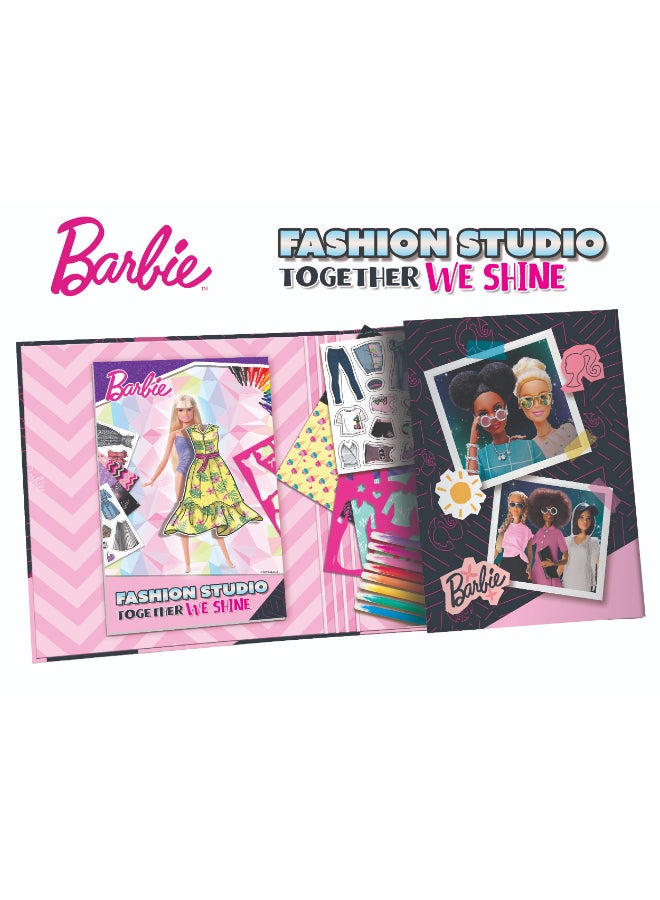 BARBIE SKETCHBOOK TOGETHER WE SHINE - FASHION STUDIO - Image 1